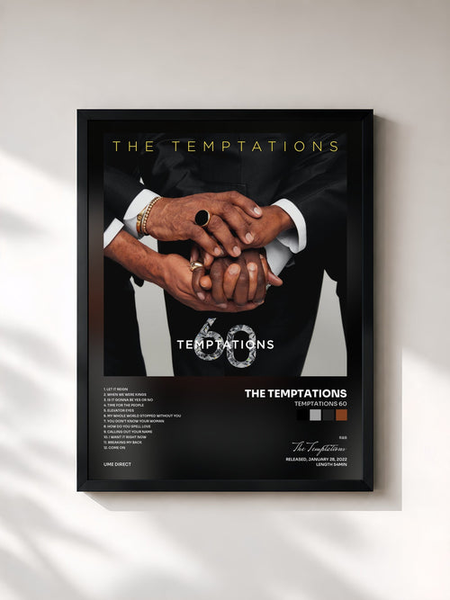 The Temptations · Temptations 60 — Affiche encadrée