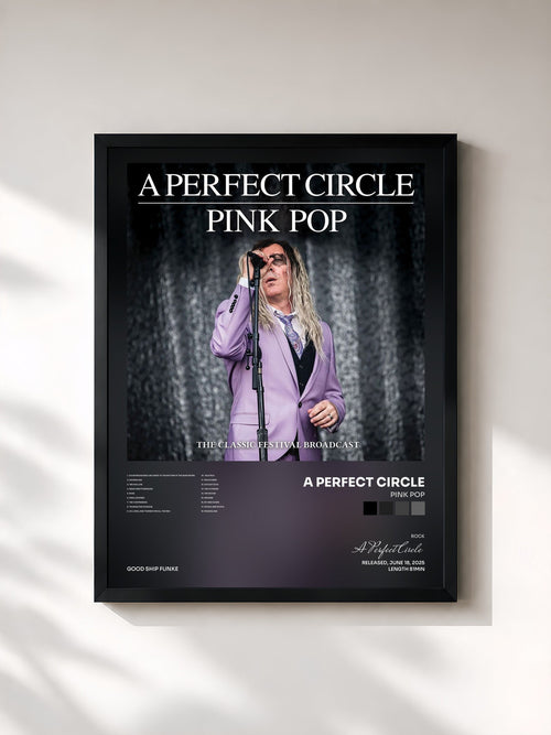 A Perfect Circle · Pink Pop — Affiche encadrée