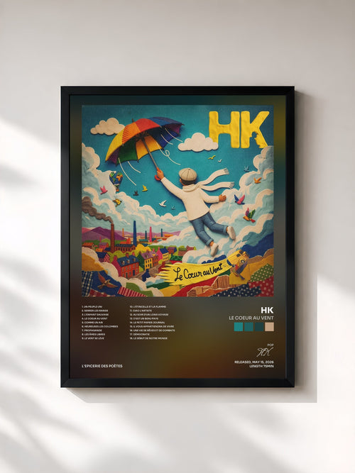 HK · Le coeur au vent — Stampa incorniciata