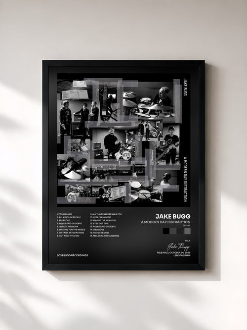 Jake Bugg · A Modern Day Distraction (Deluxe) — Affiche encadrée