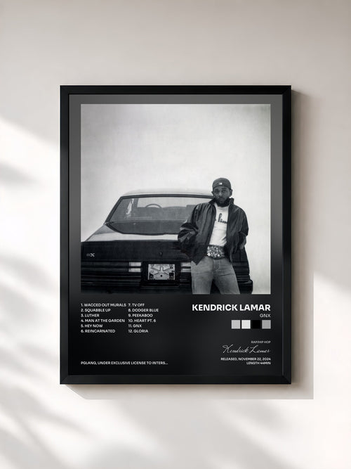 Kendrick Lamar · GNX — Affiche encadrée