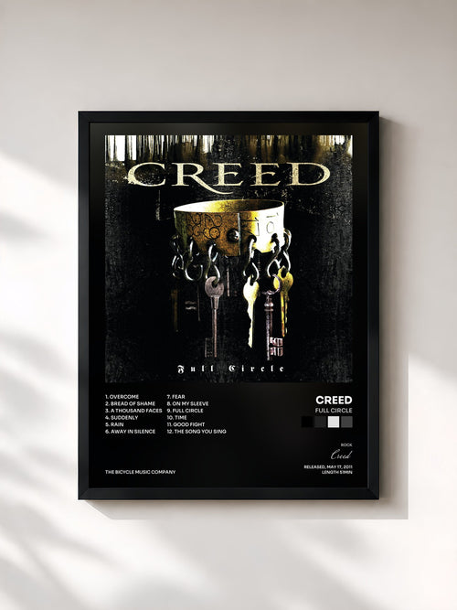 Creed · Full Circle — Affiche encadrée