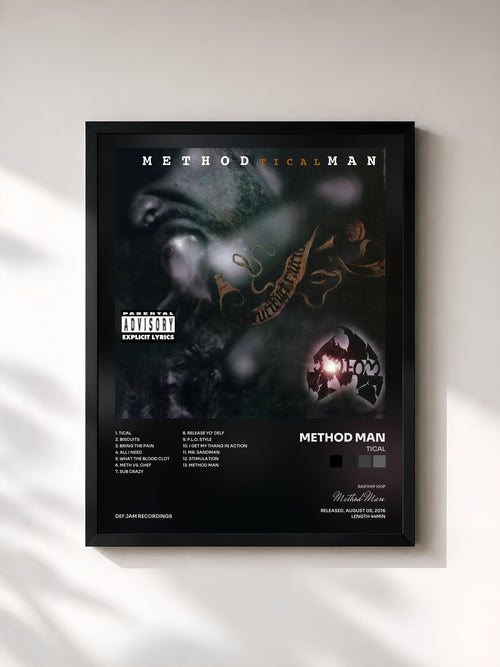 Method Man · Tical — Lámina enmarcada