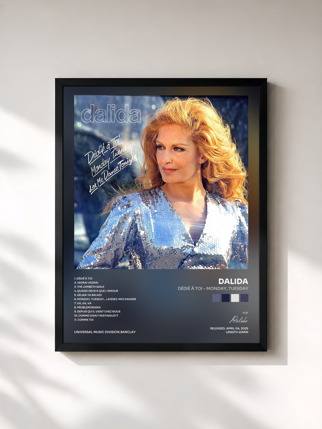 Dalida · Dédié à toi - Monday, Tuesday