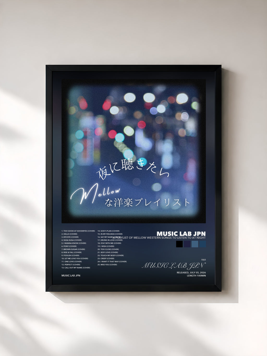 MUSIC LAB JPN · A playlist of mellow Western songs to listen to at night