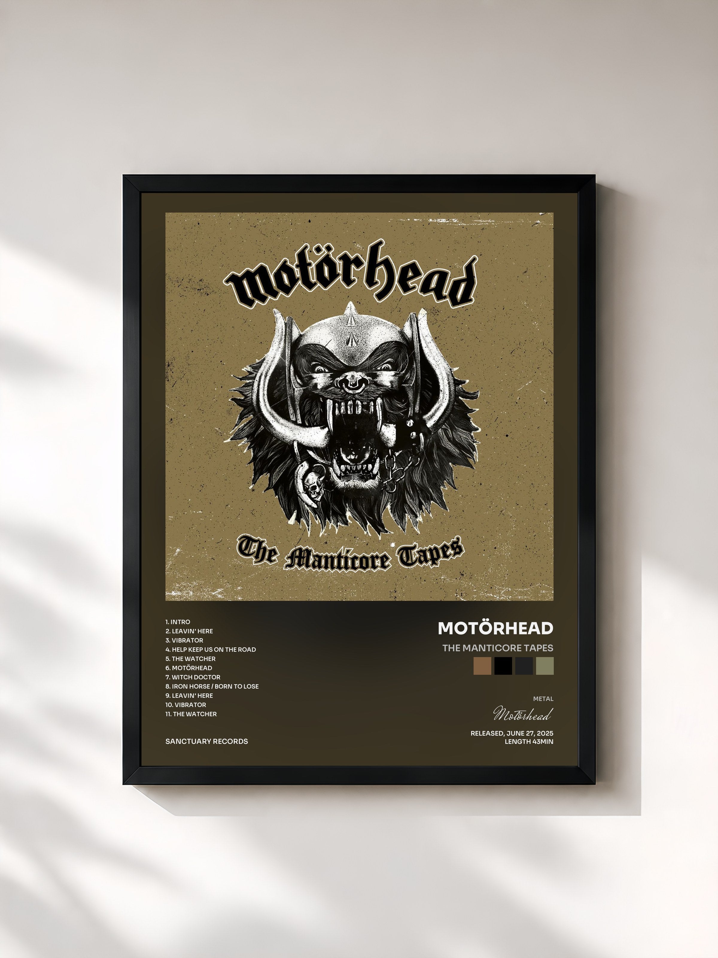 Motörhead · The Manticore Tapes