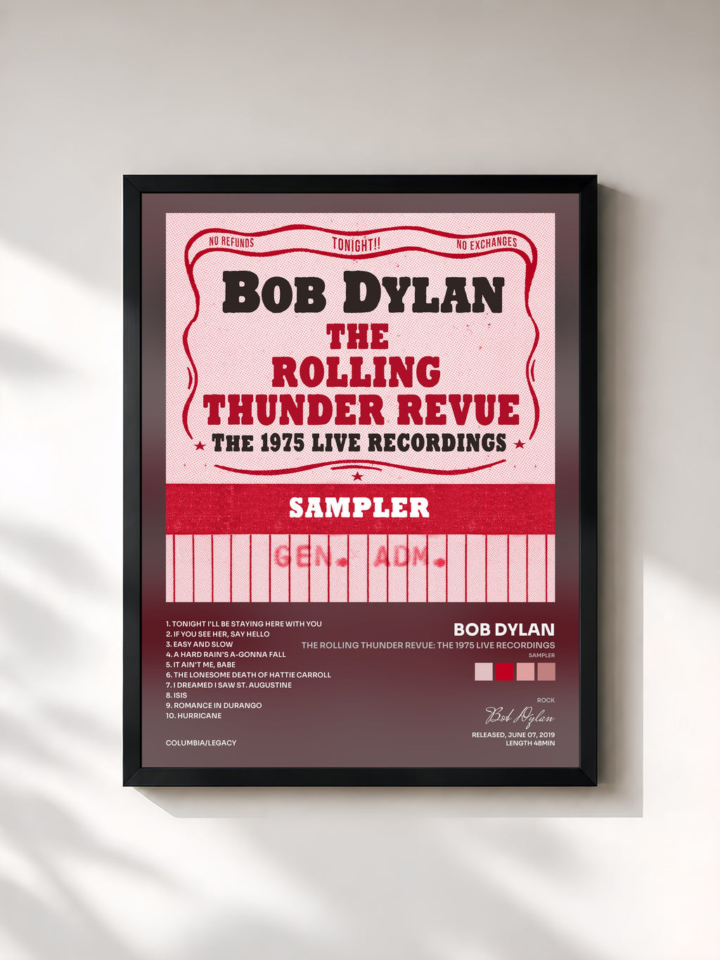 Bob Dylan · The Rolling Thunder Revue: The 1975 Live Recordings (Sampler)