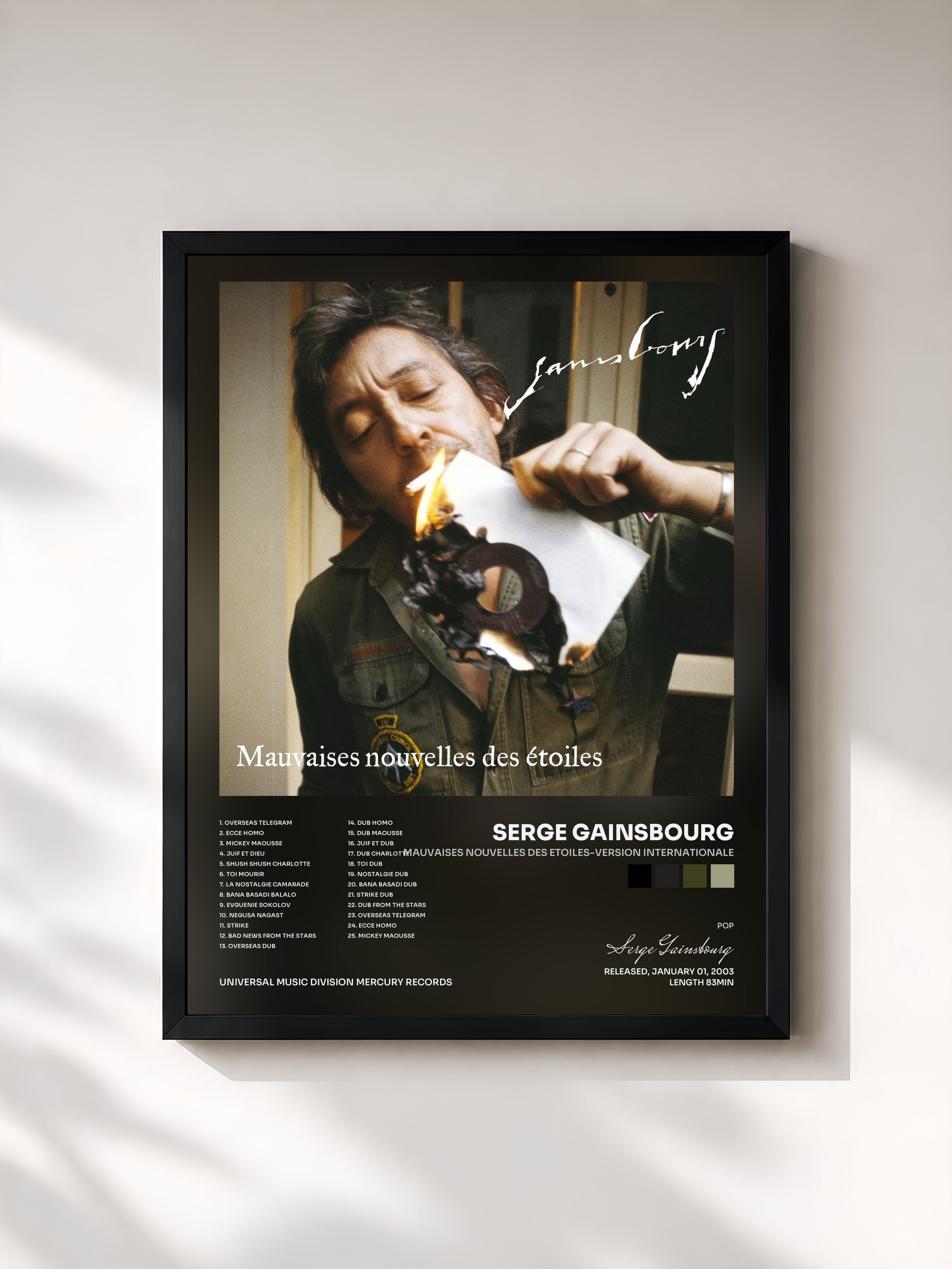 Serge Gainsbourg · Mauvaises Nouvelles Des Etoiles-Version Internationale
