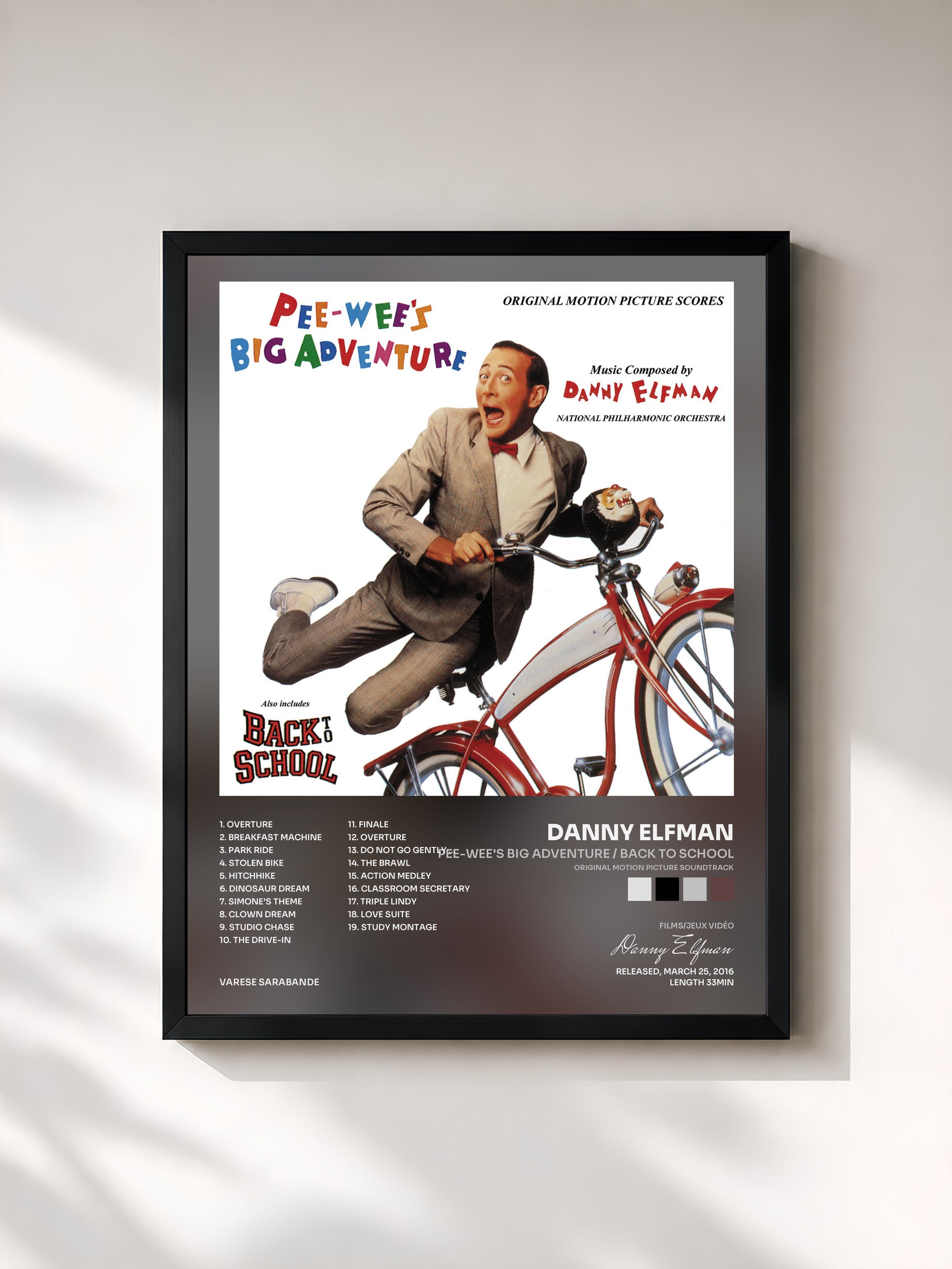 Danny Elfman · Pee-wee's Big Adventure / Back To School (Original Motion Picture Soundtrack)