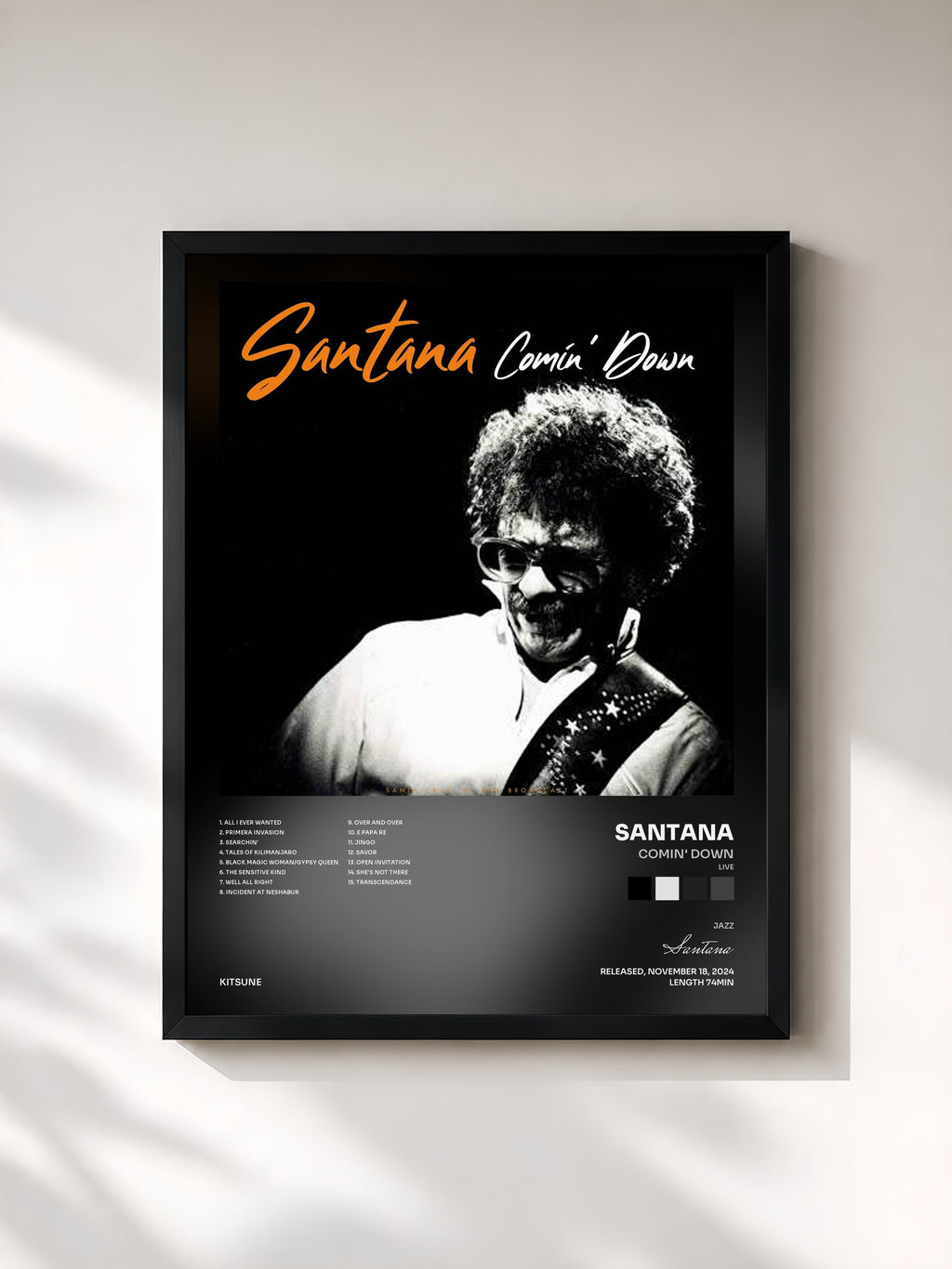 Santana · Comin' Down (Live)