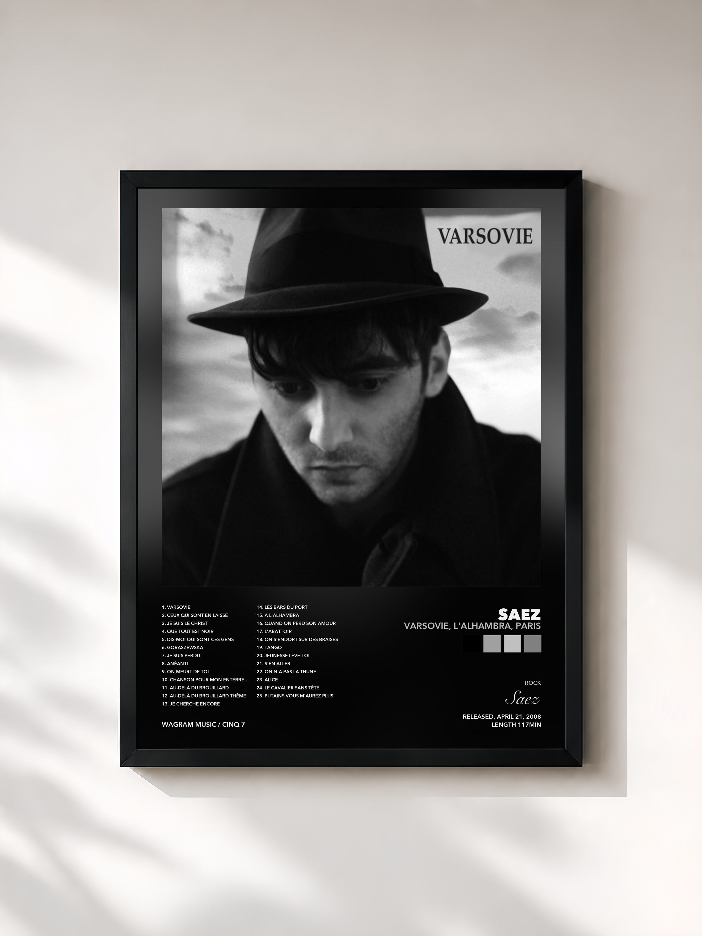 Saez · Varsovie, L'Alhambra, Paris