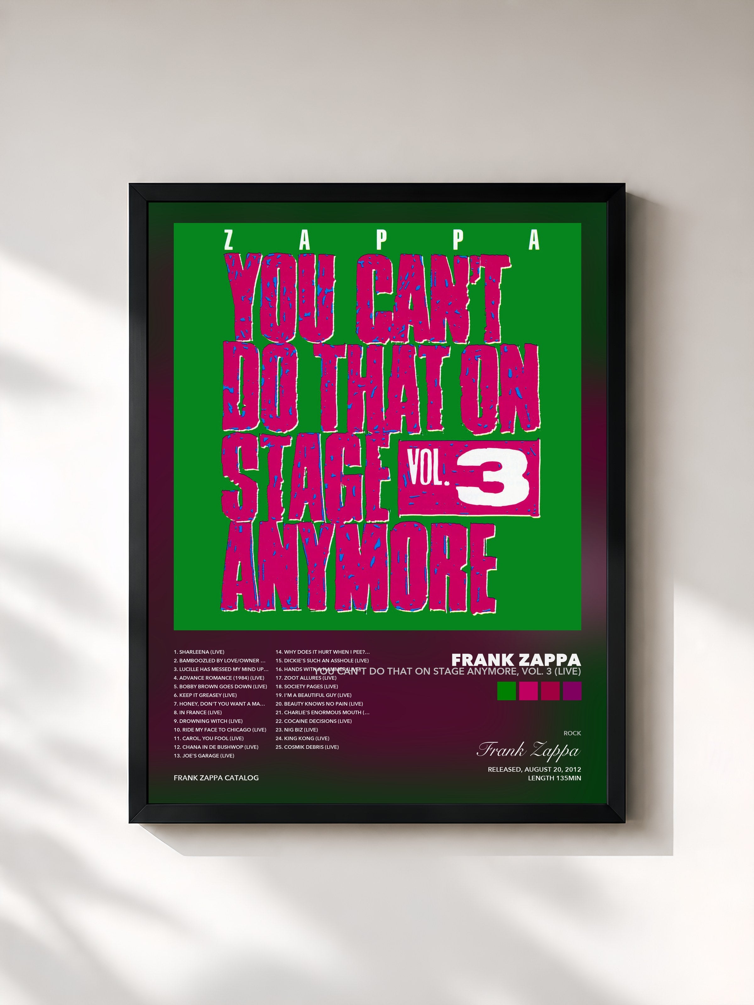 Frank Zappa – You Can't Do That On Stage Anymore, Vol. 3 (Live)