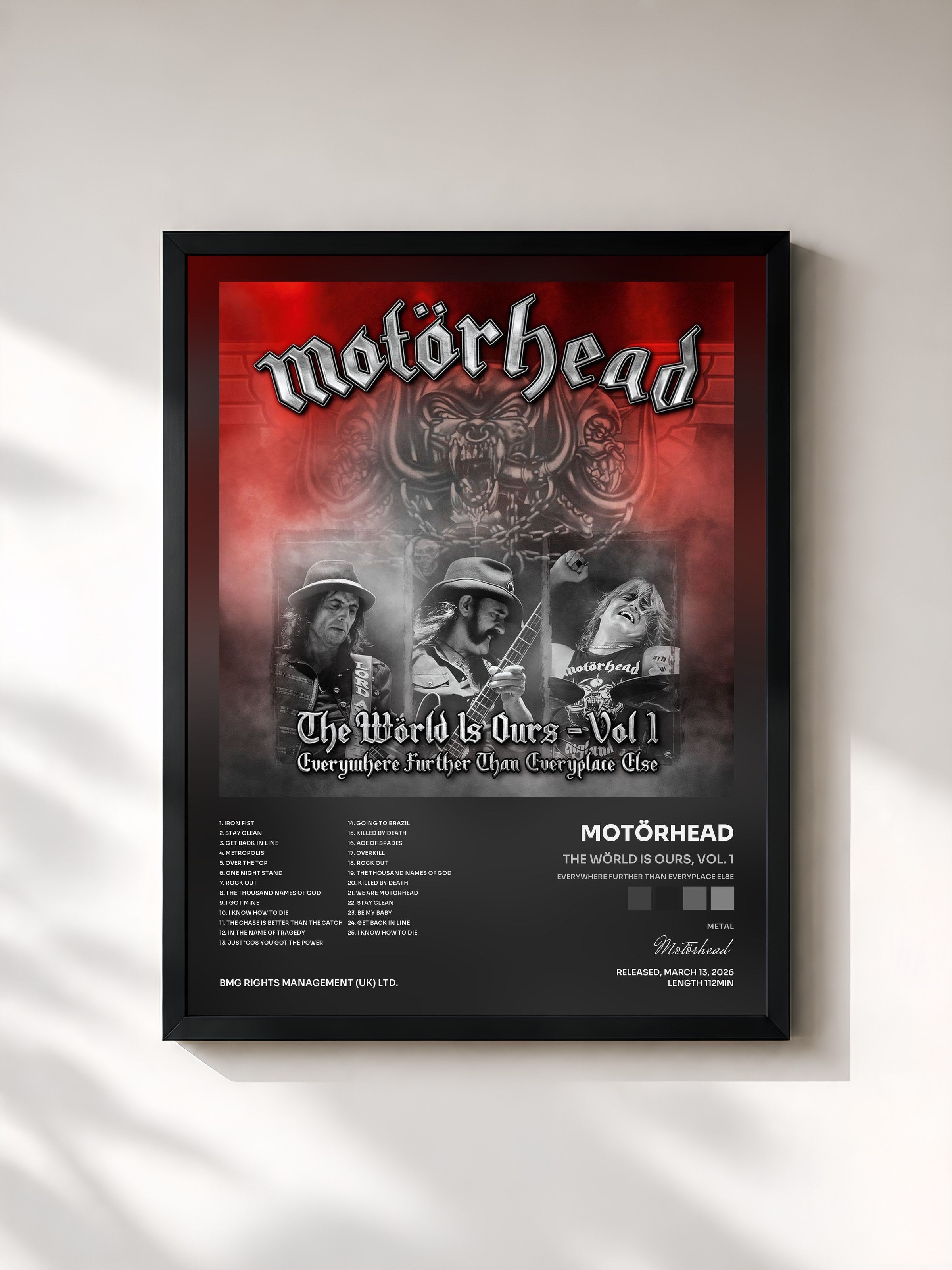 Motörhead · The Wörld Is Ours, Vol. 1 (Everywhere Further Than Everyplace Else)