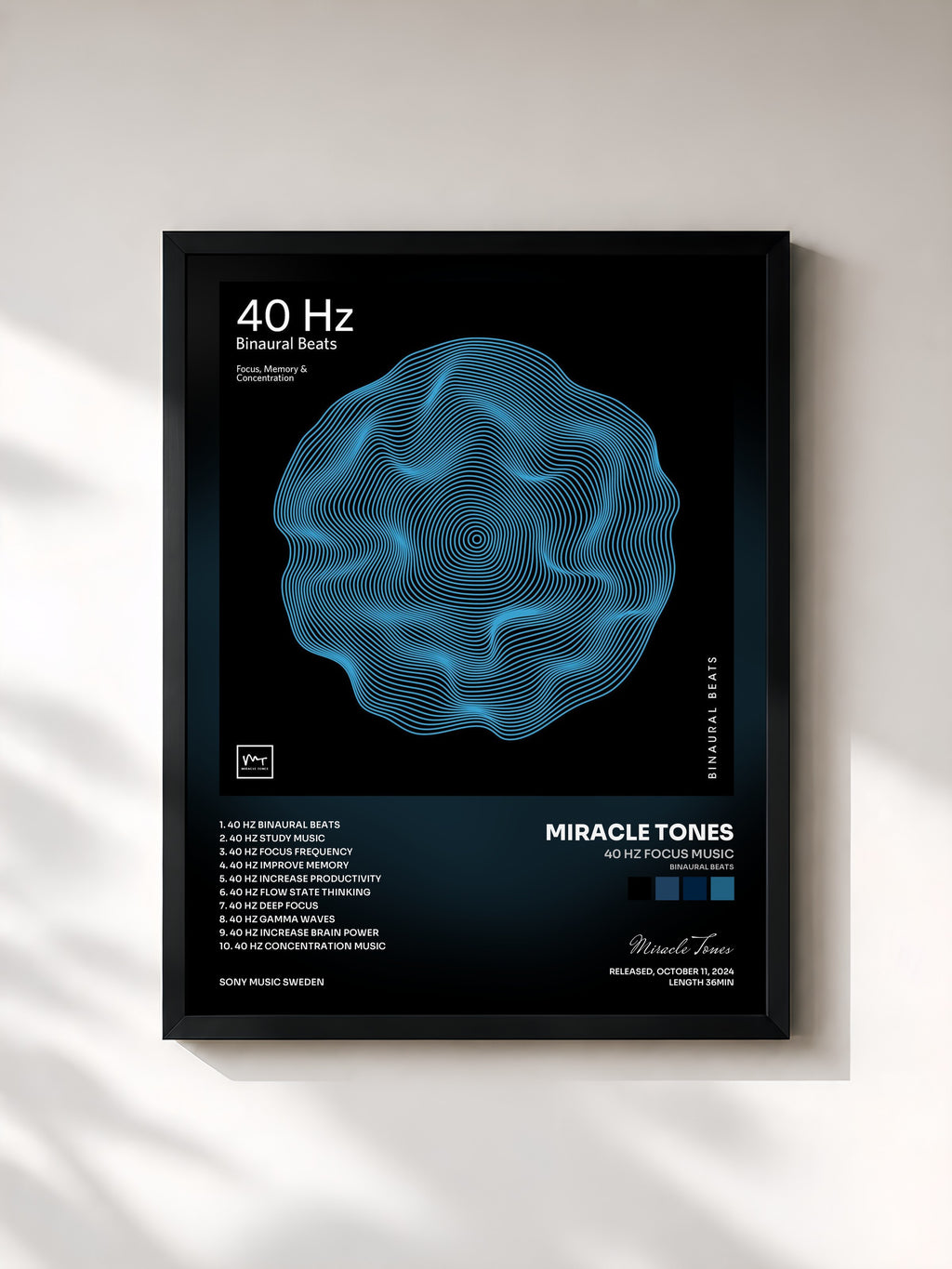 Miracle Tones · 40 Hz Focus Music (Binaural Beats)