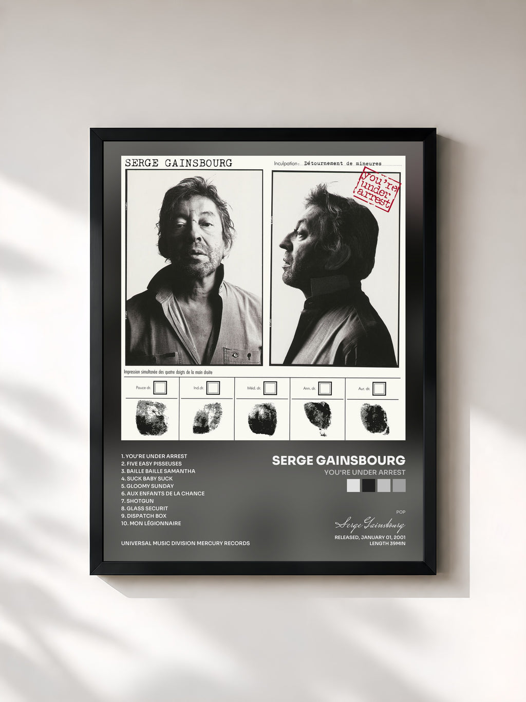 Serge Gainsbourg · You're Under Arrest