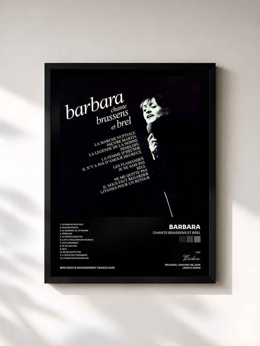 Barbara · Chante brassens et brel