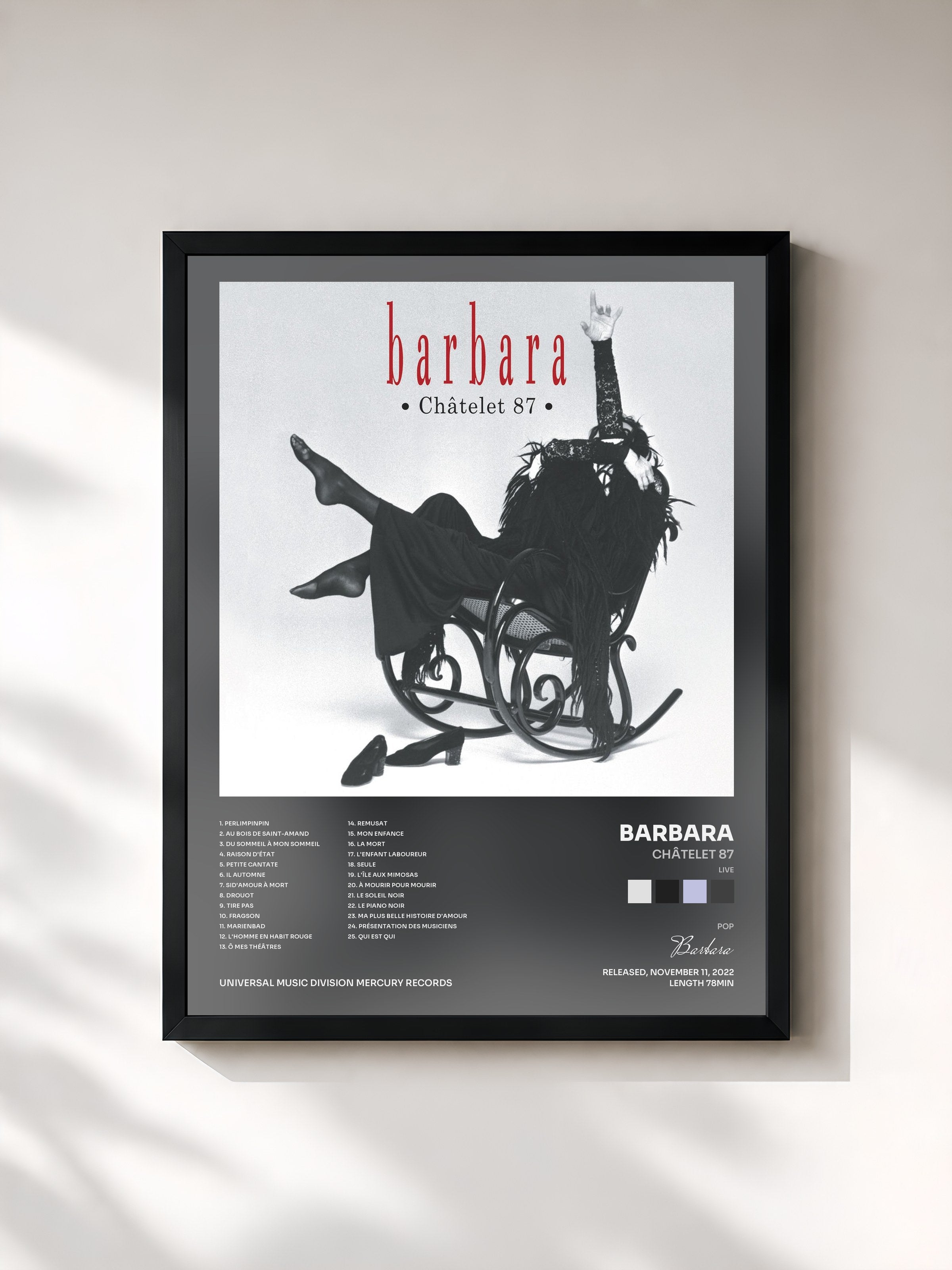 Barbara · Châtelet 87 (Live)