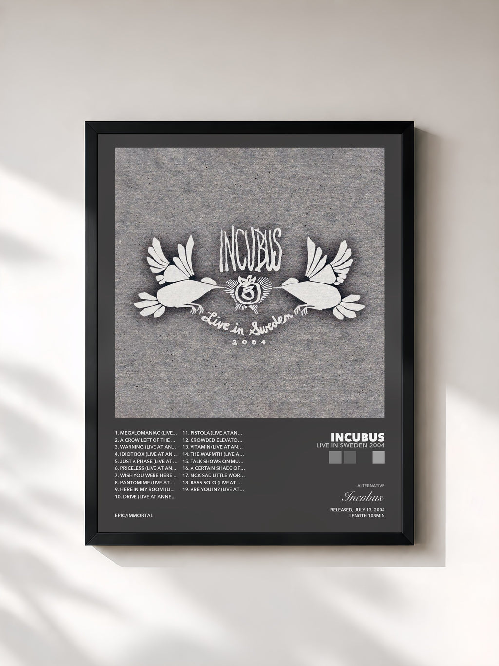 Incubus · Live In Sweden 2004