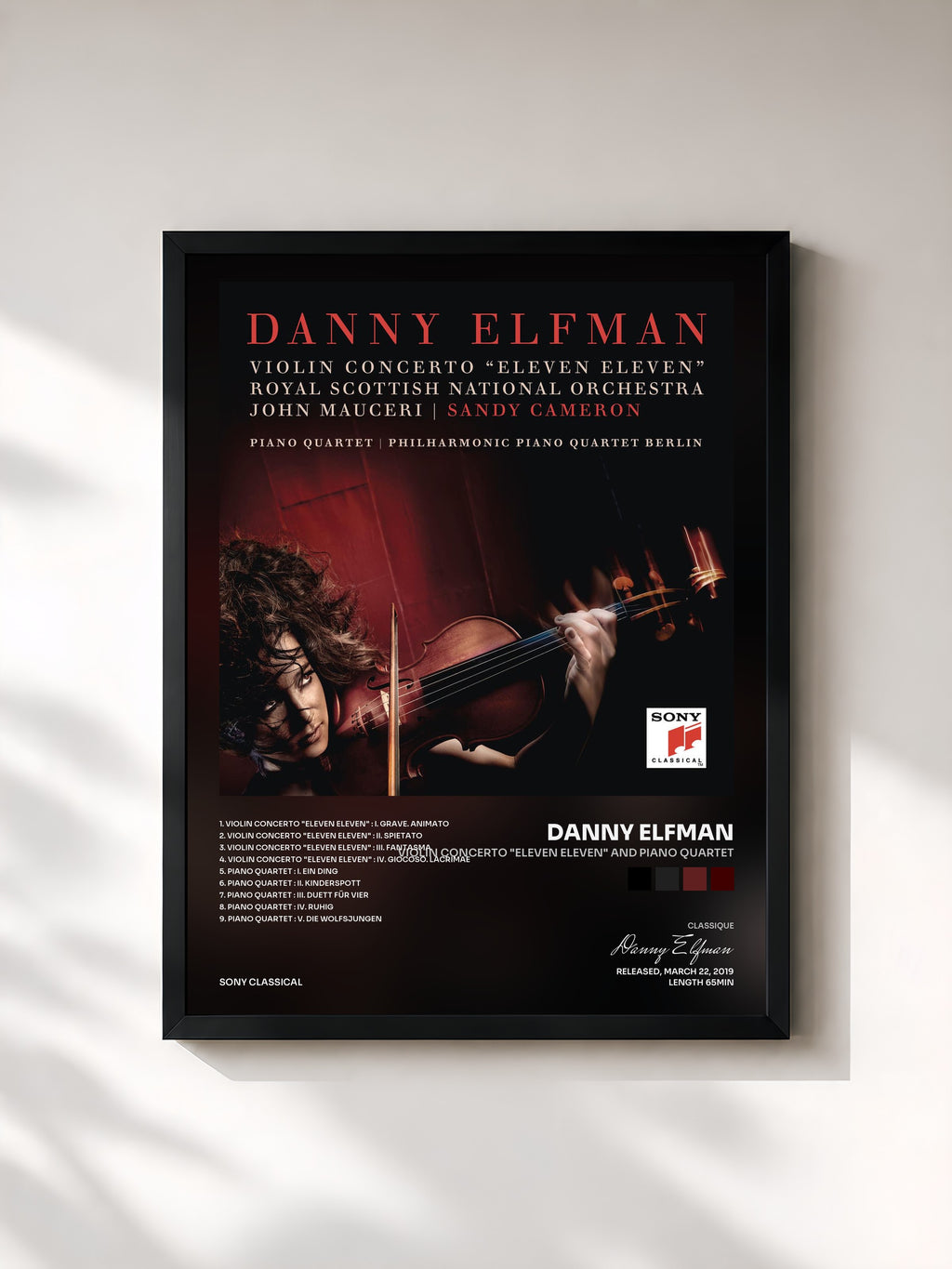 Danny Elfman · Violin Concerto "Eleven Eleven" and Piano Quartet