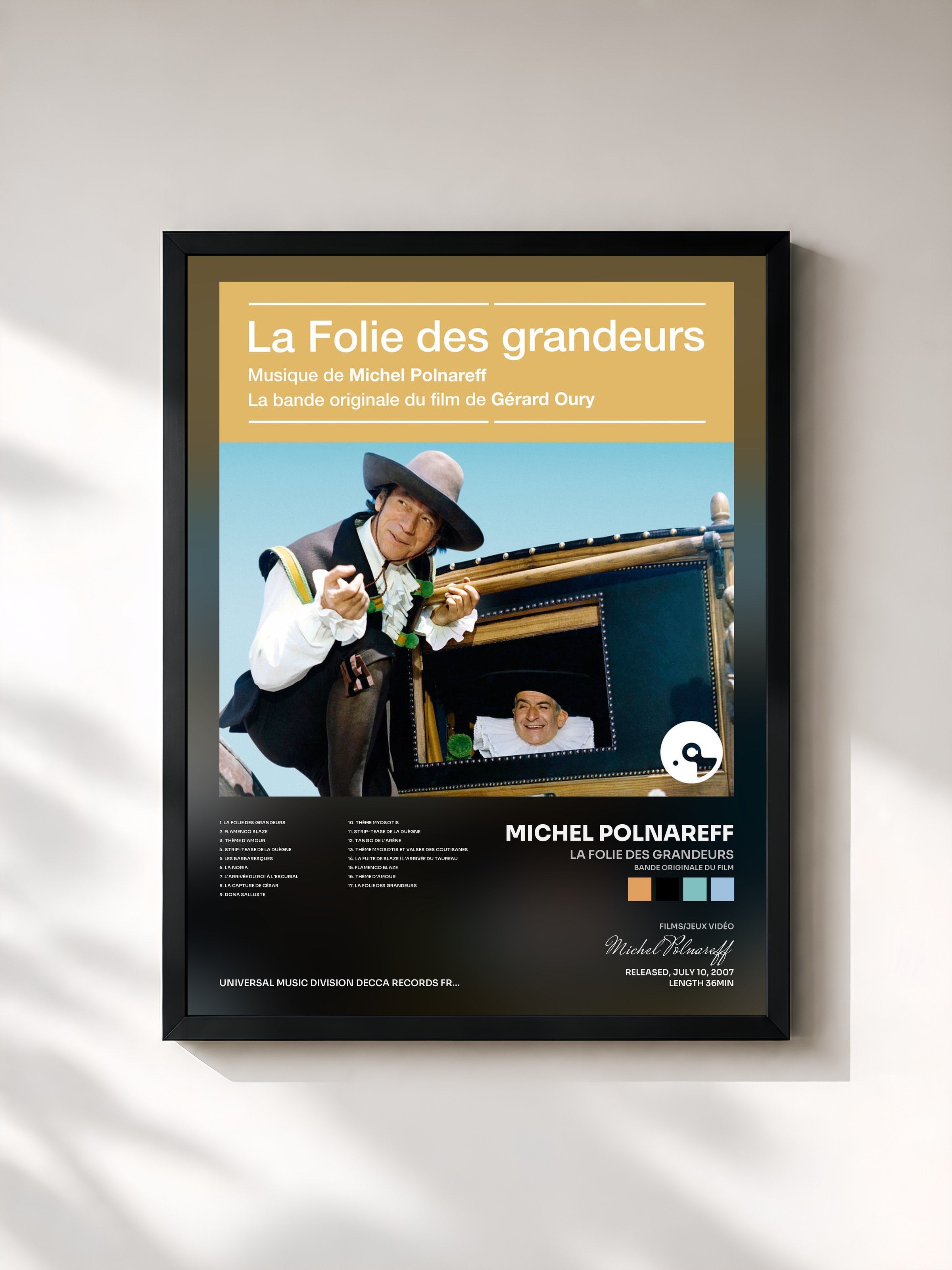 Michel Polnareff · La folie des grandeurs (Bande originale du film)
