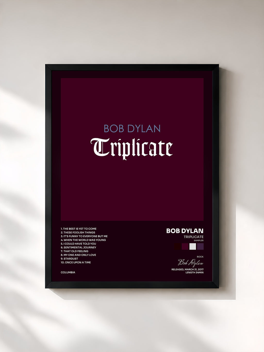 Bob Dylan · Triplicate (Sampler)