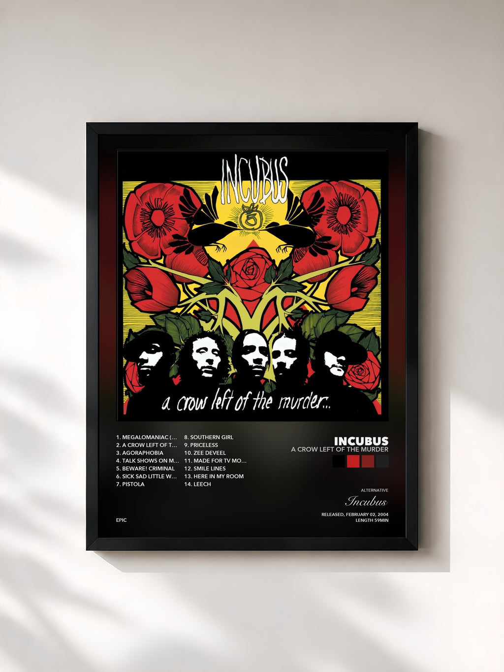 Incubus · A Crow Left Of The Murder