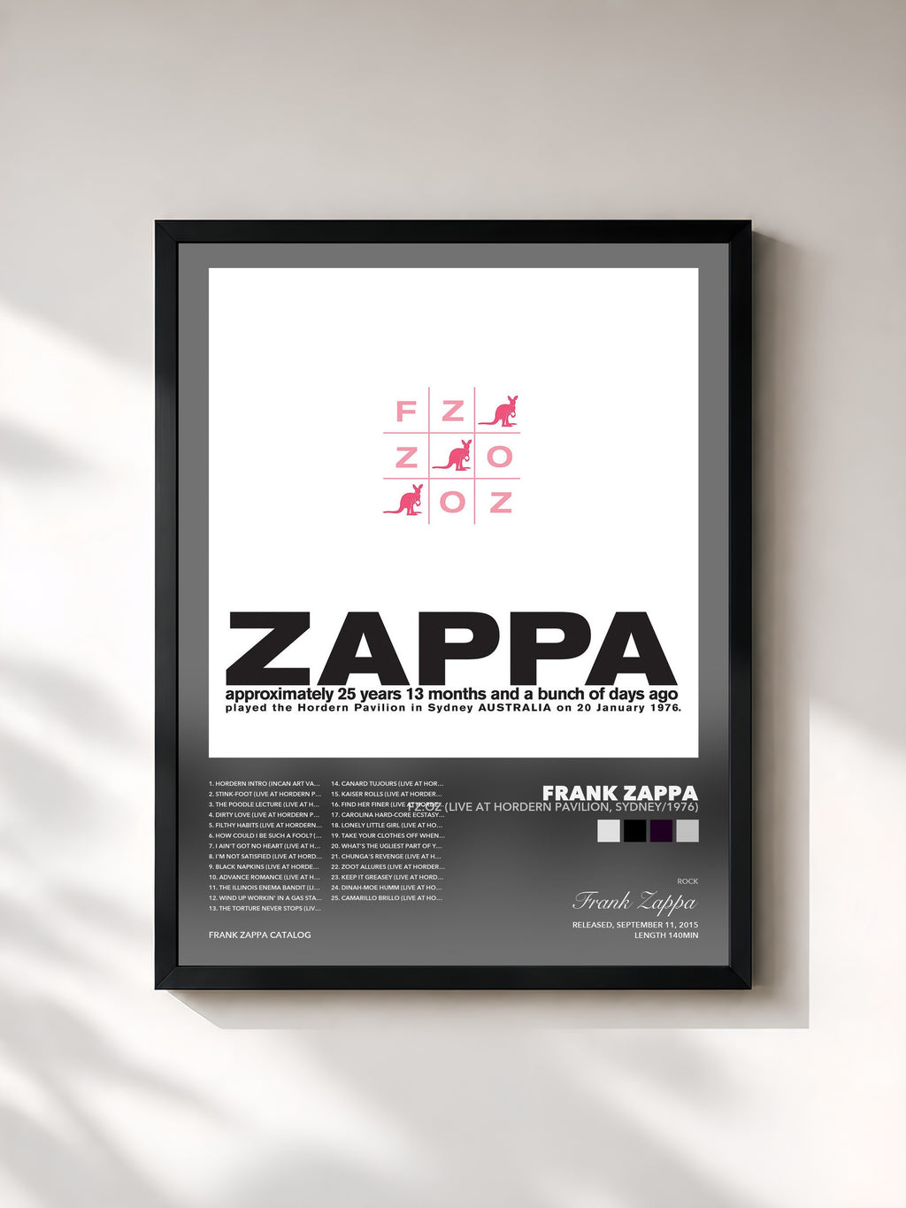 Frank Zappa – FZ:OZ (Live At Hordern Pavilion, Sydney/1976)