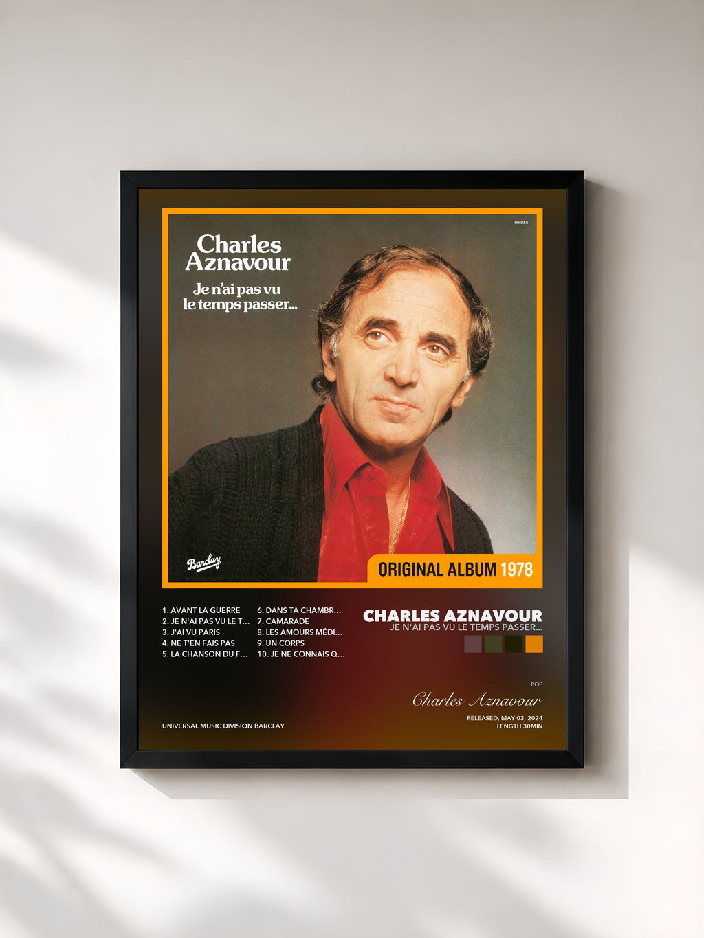 Charles Aznavour – Je n'ai pas vu le temps passer...