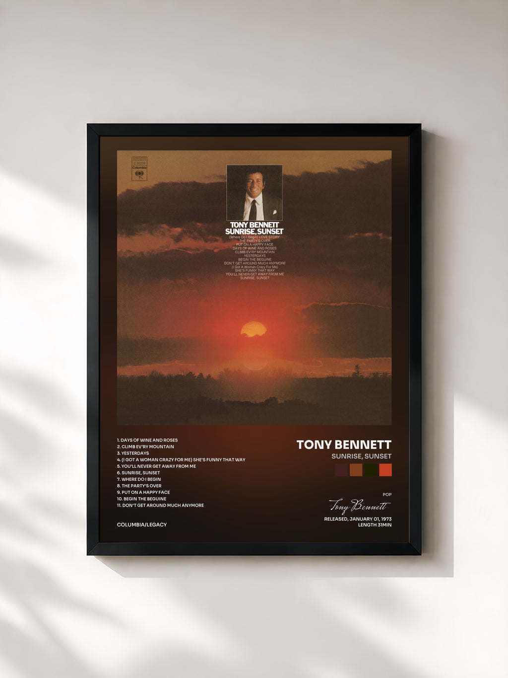 Tony Bennett · Sunrise, Sunset