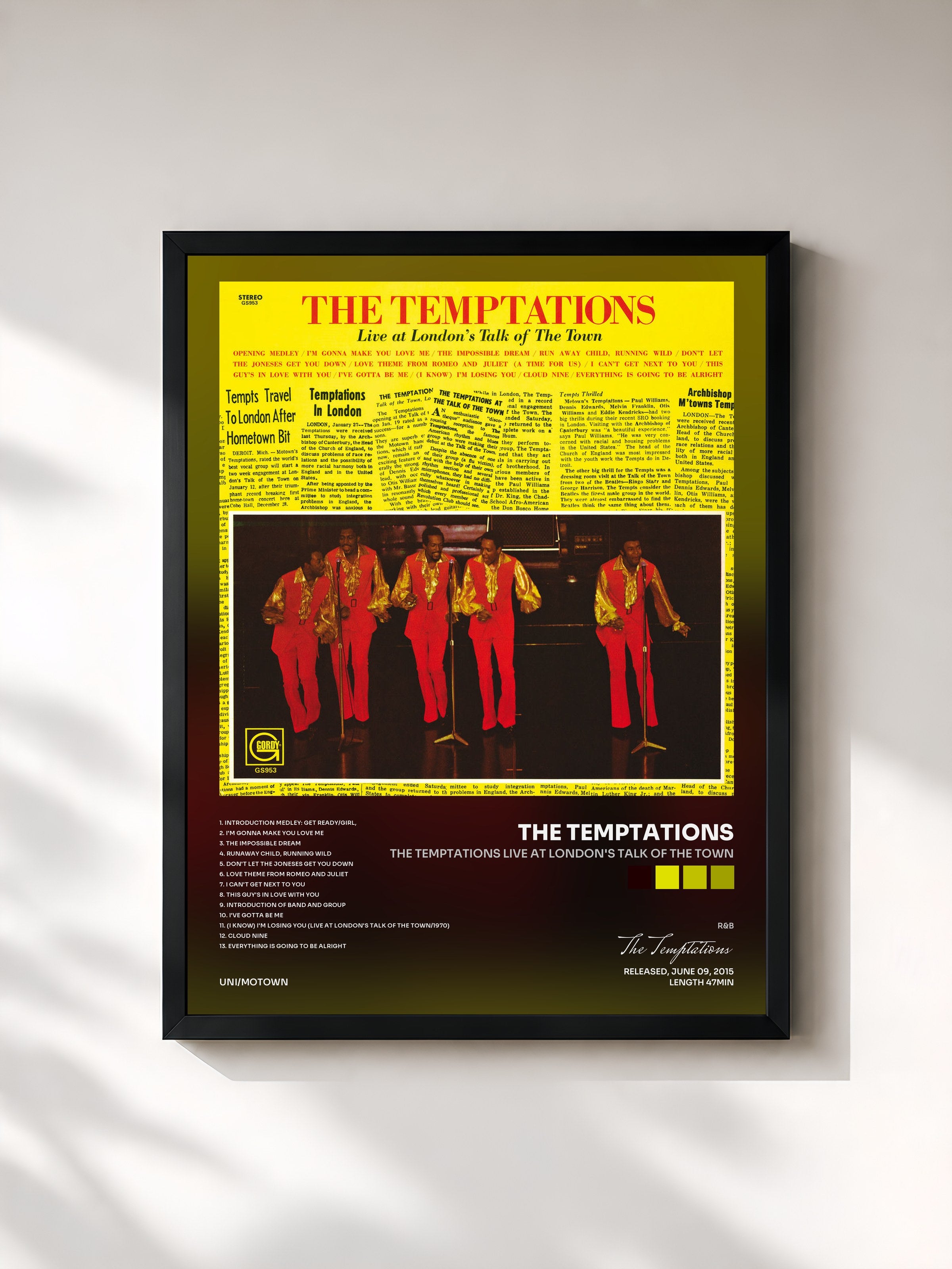The Temptations · The Temptations Live At London's Talk Of The Town