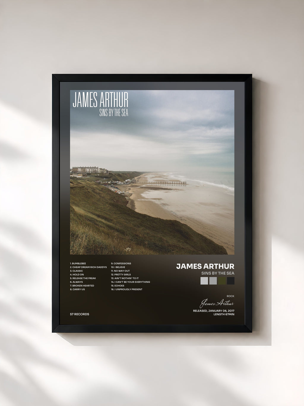 James Arthur · Sins by the Sea
