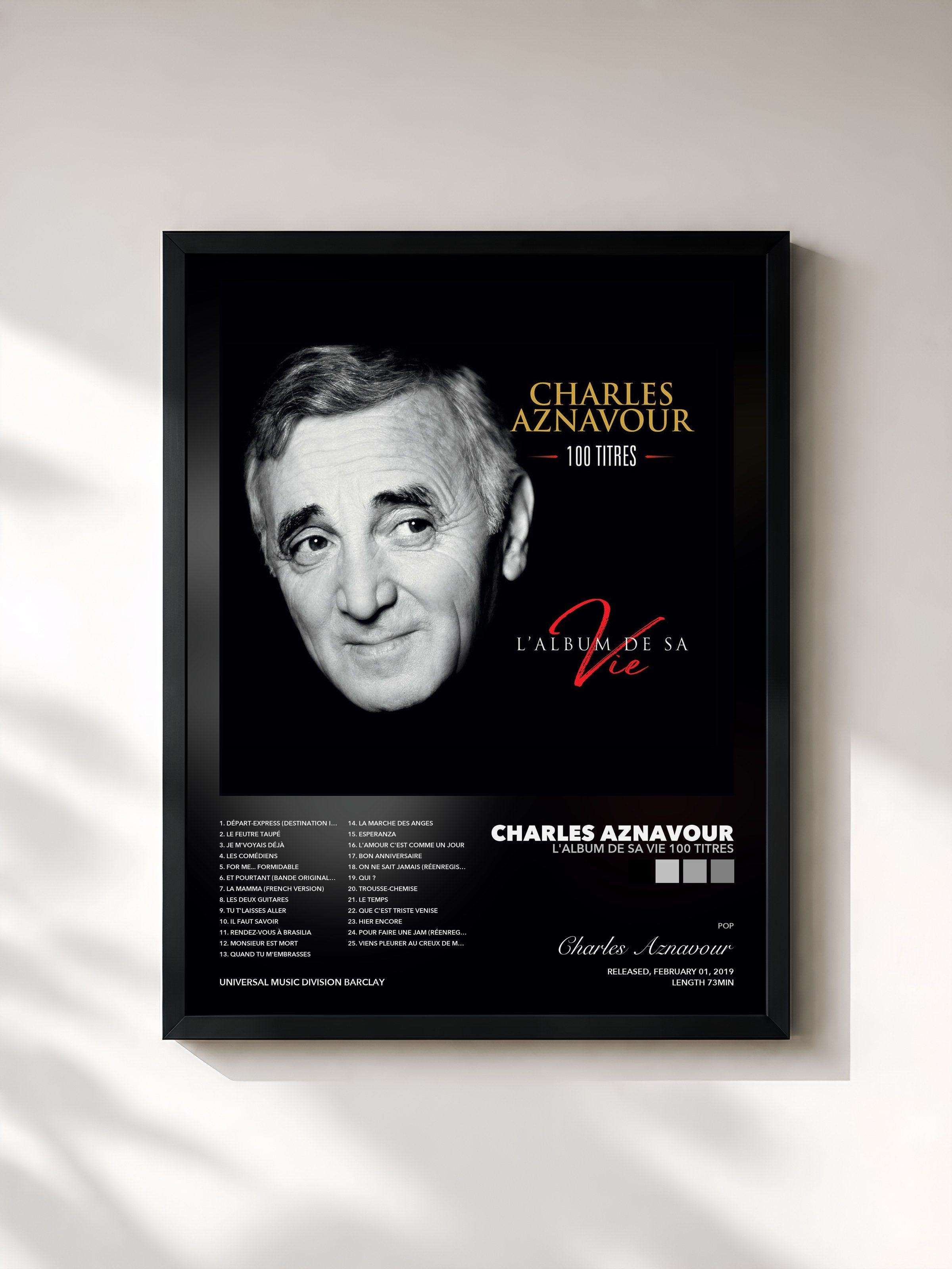 Charles Aznavour – L'album de sa vie 100 titres