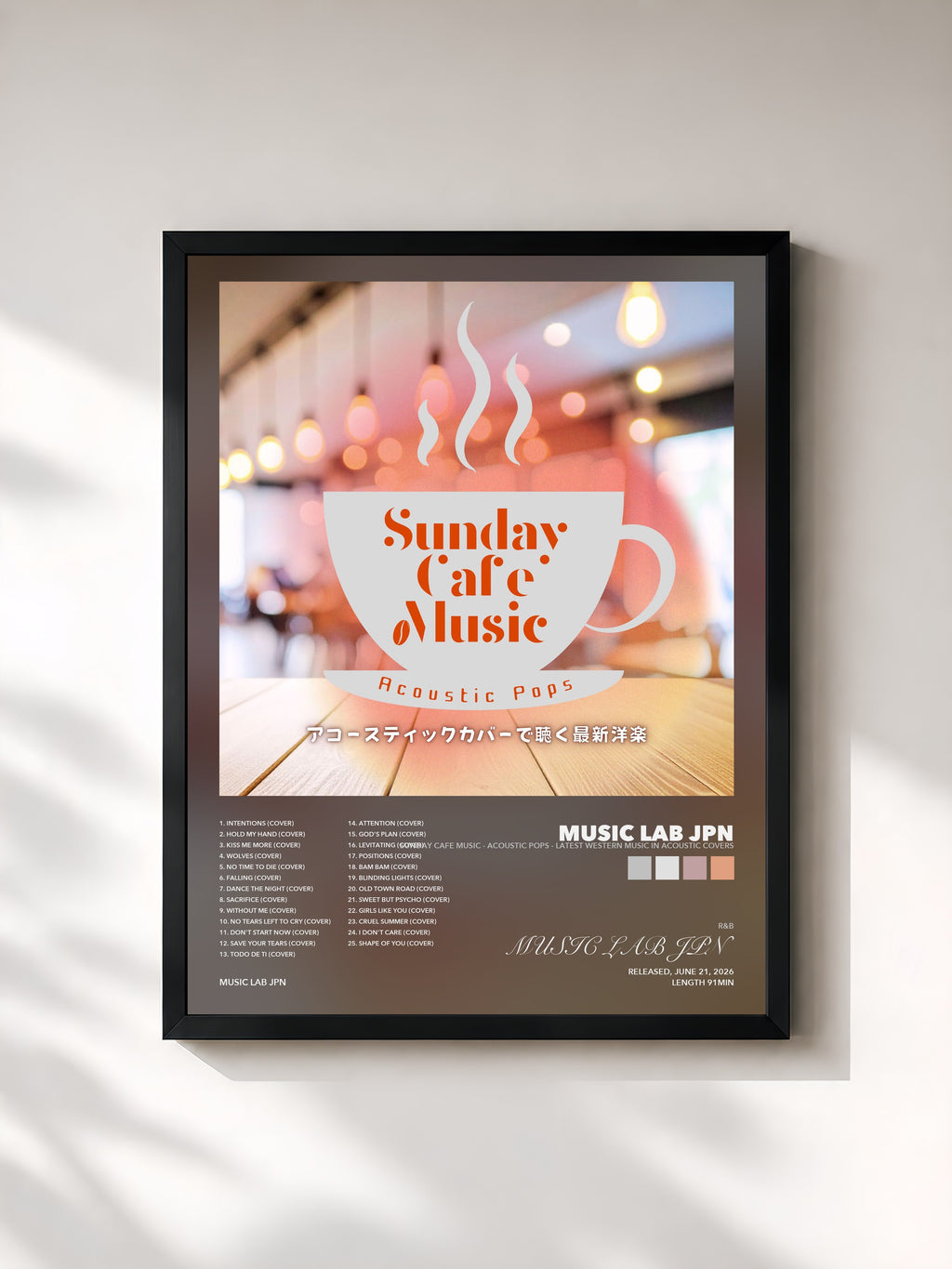 MUSIC LAB JPN · SUNDAY CAFE MUSIC - Acoustic Pops - Latest Western Music in Acoustic Covers