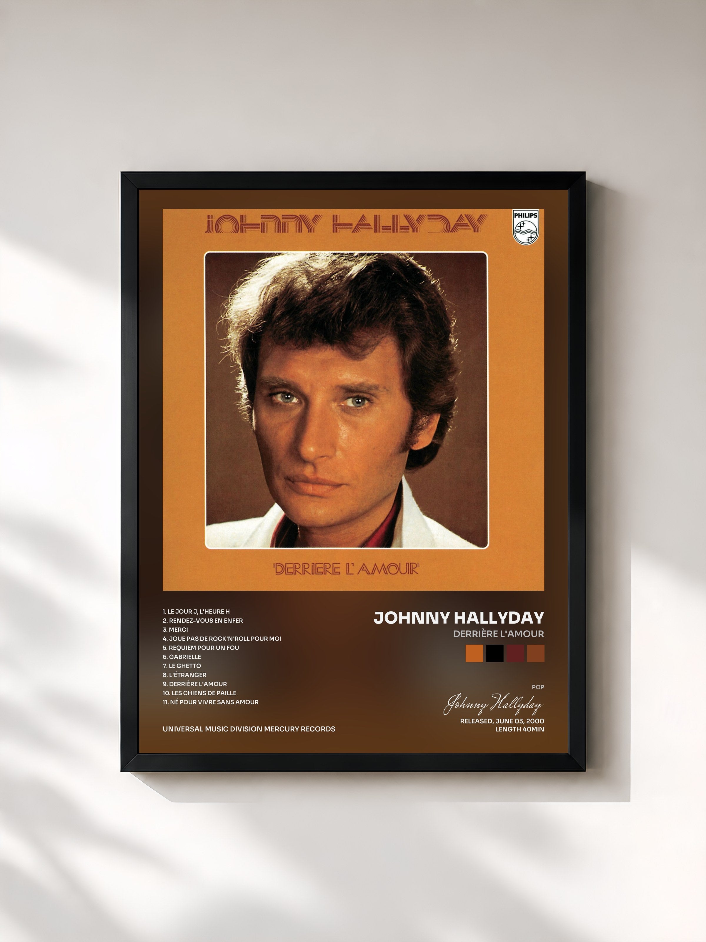 Johnny Hallyday · Derrière l'amour