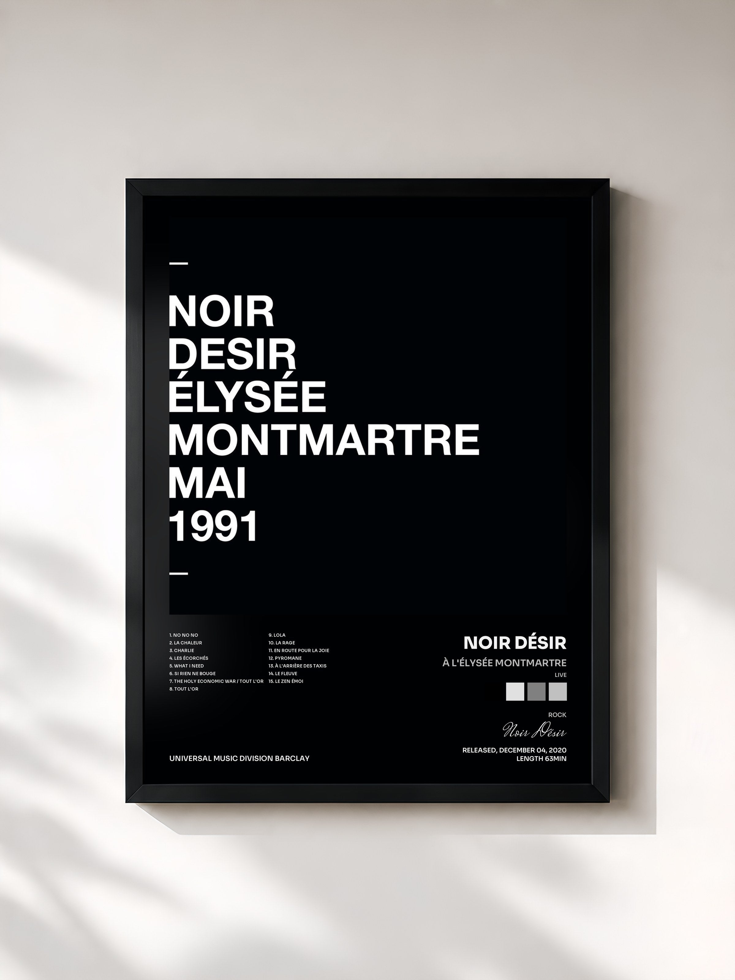 Noir Désir · À l'Élysée Montmartre (Live)