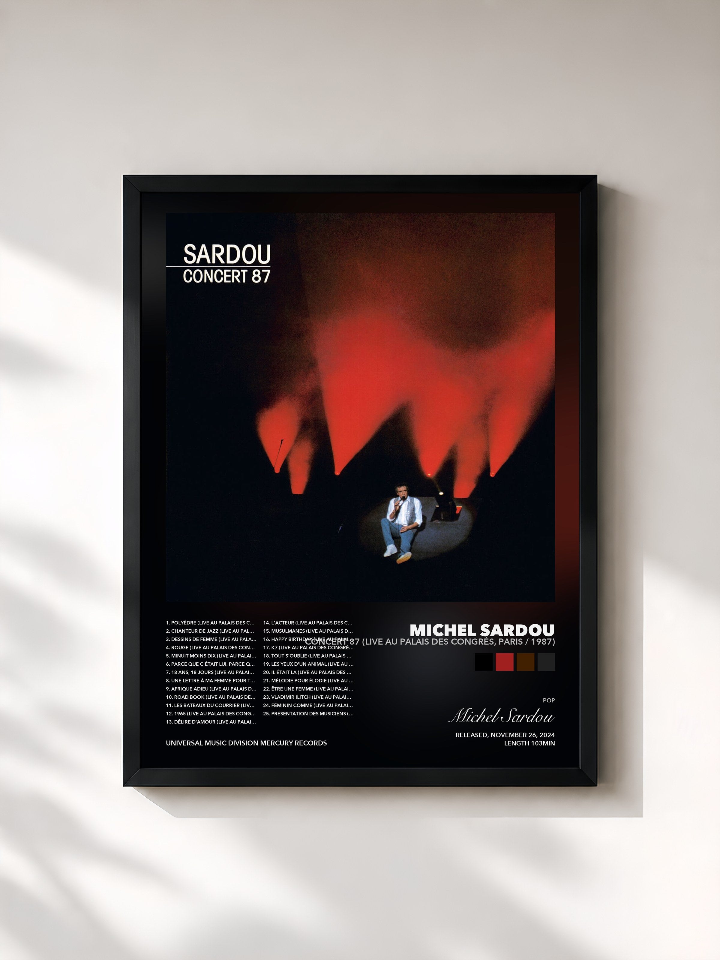 Michel Sardou · Concert 87 (Live au Palais des Congrès, Paris / 1987)