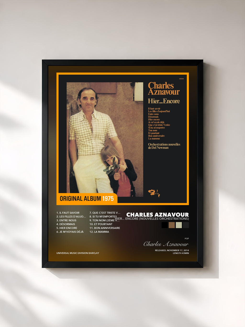 Charles Aznavour – Hier... Encore (Nouvelles orchestrations)