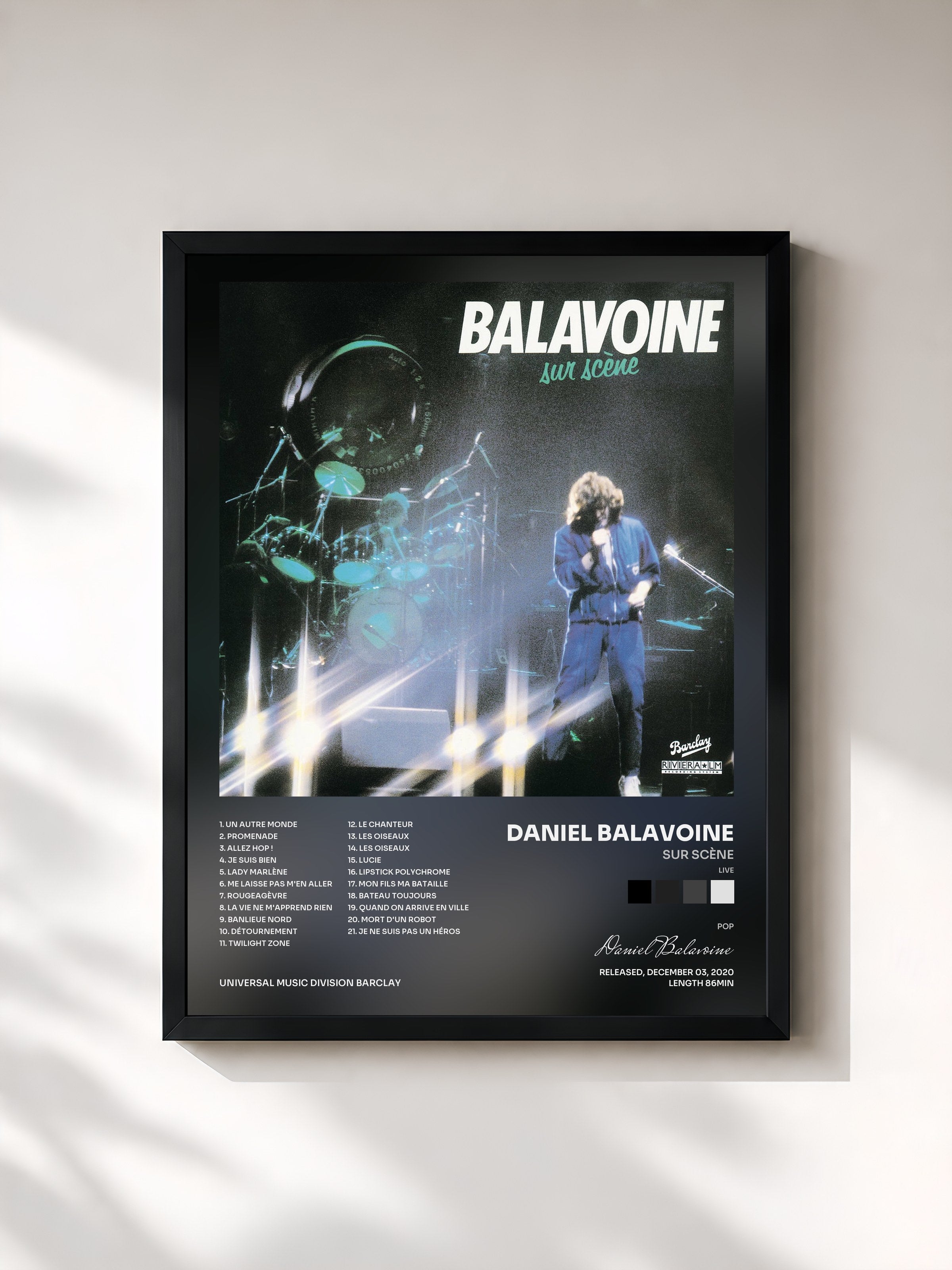 Daniel Balavoine · Sur scène (Live)