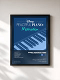 Tableau de l'album Disney Peaceful Piano: Motivation de Disney Peaceful Piano, imprimé et encadré en France