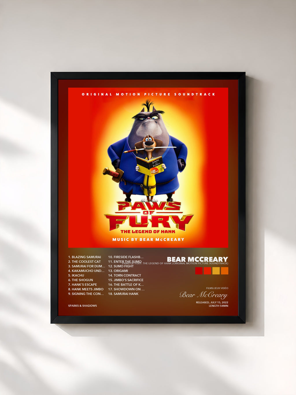 Bear McCreary – Paws of Fury: The Legend of Hank (Original Motion Picture Soundtrack)