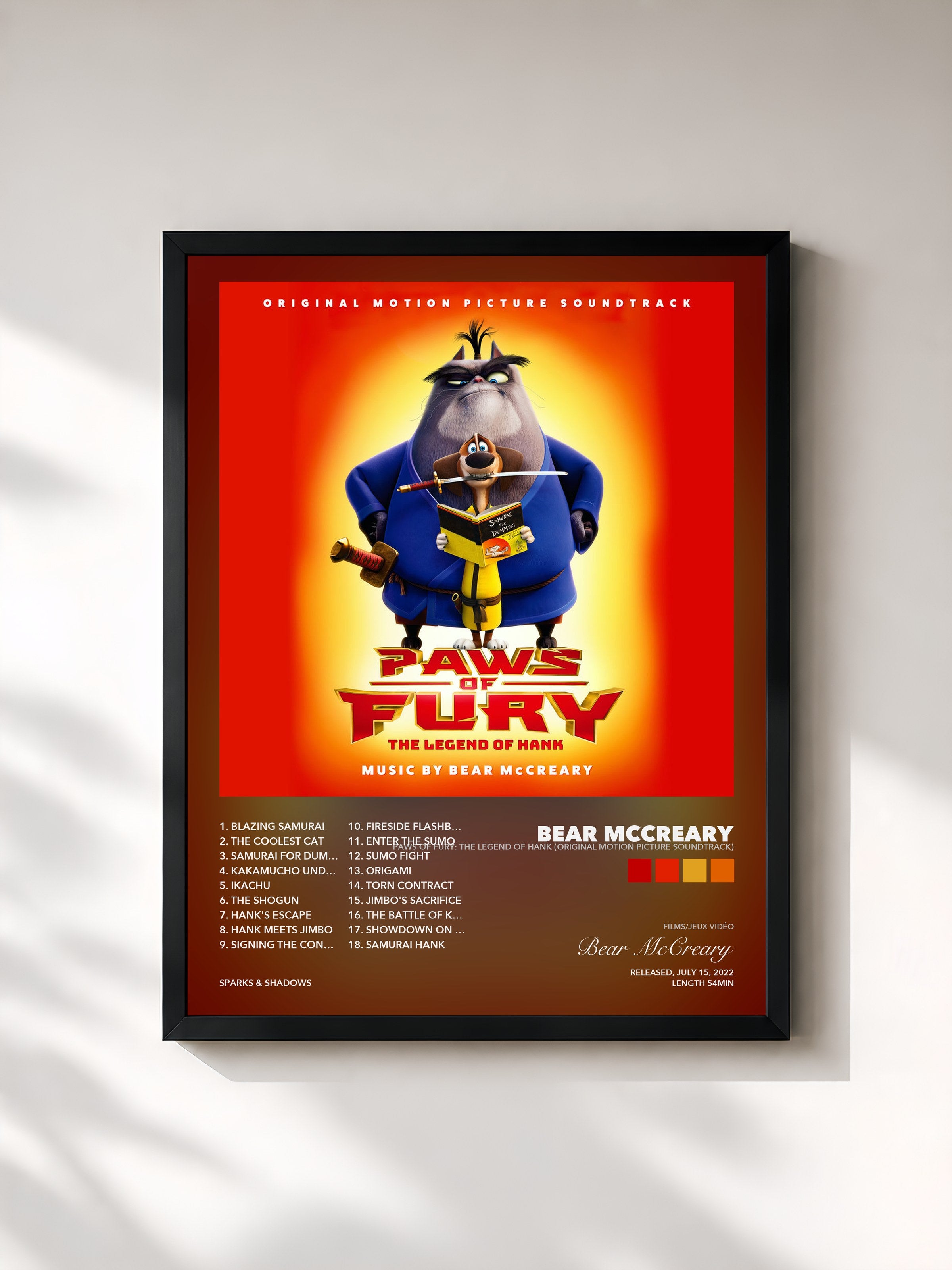Bear McCreary – Paws of Fury: The Legend of Hank (Original Motion Picture Soundtrack)