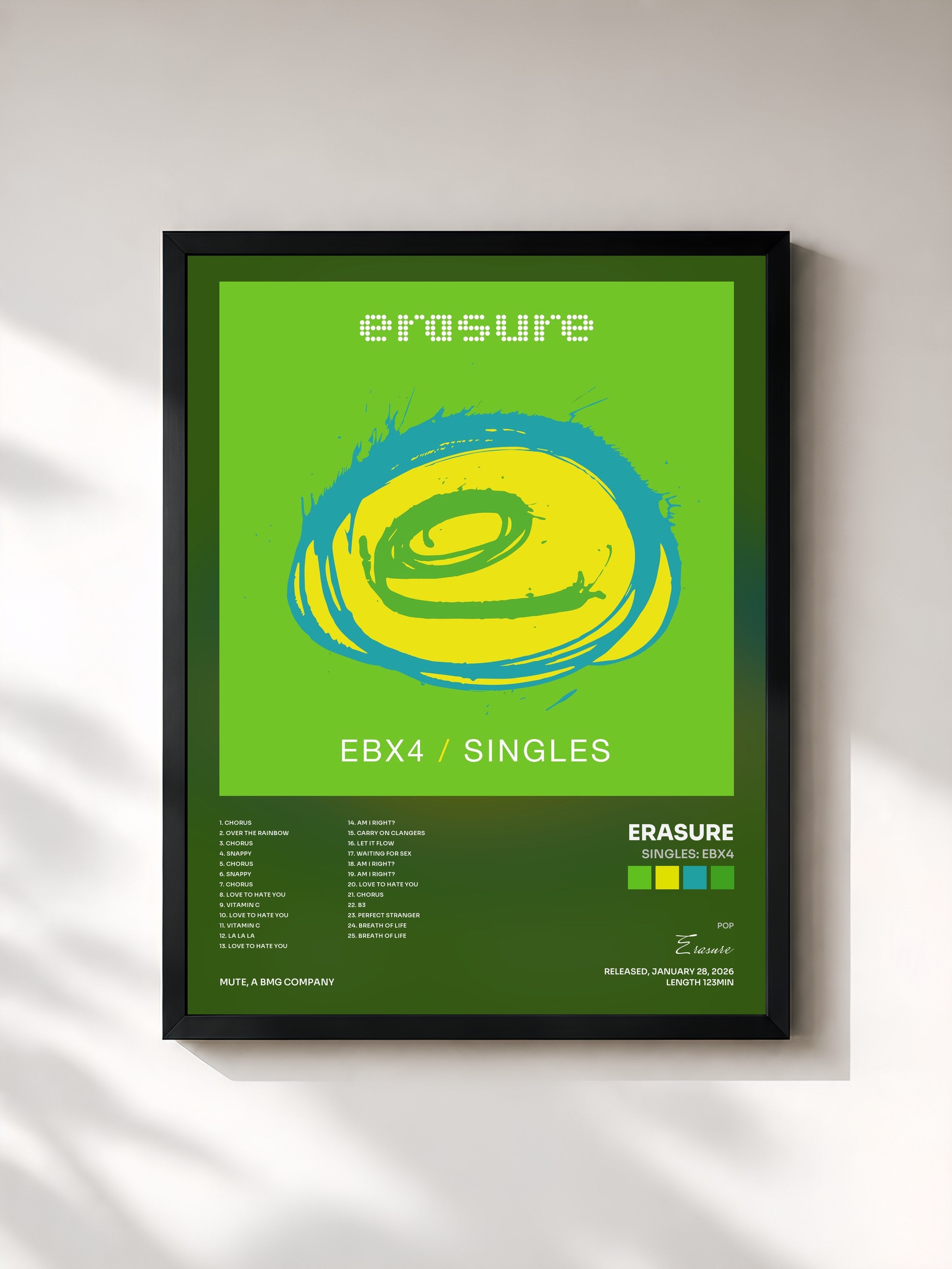 Erasure · Singles: EBX4