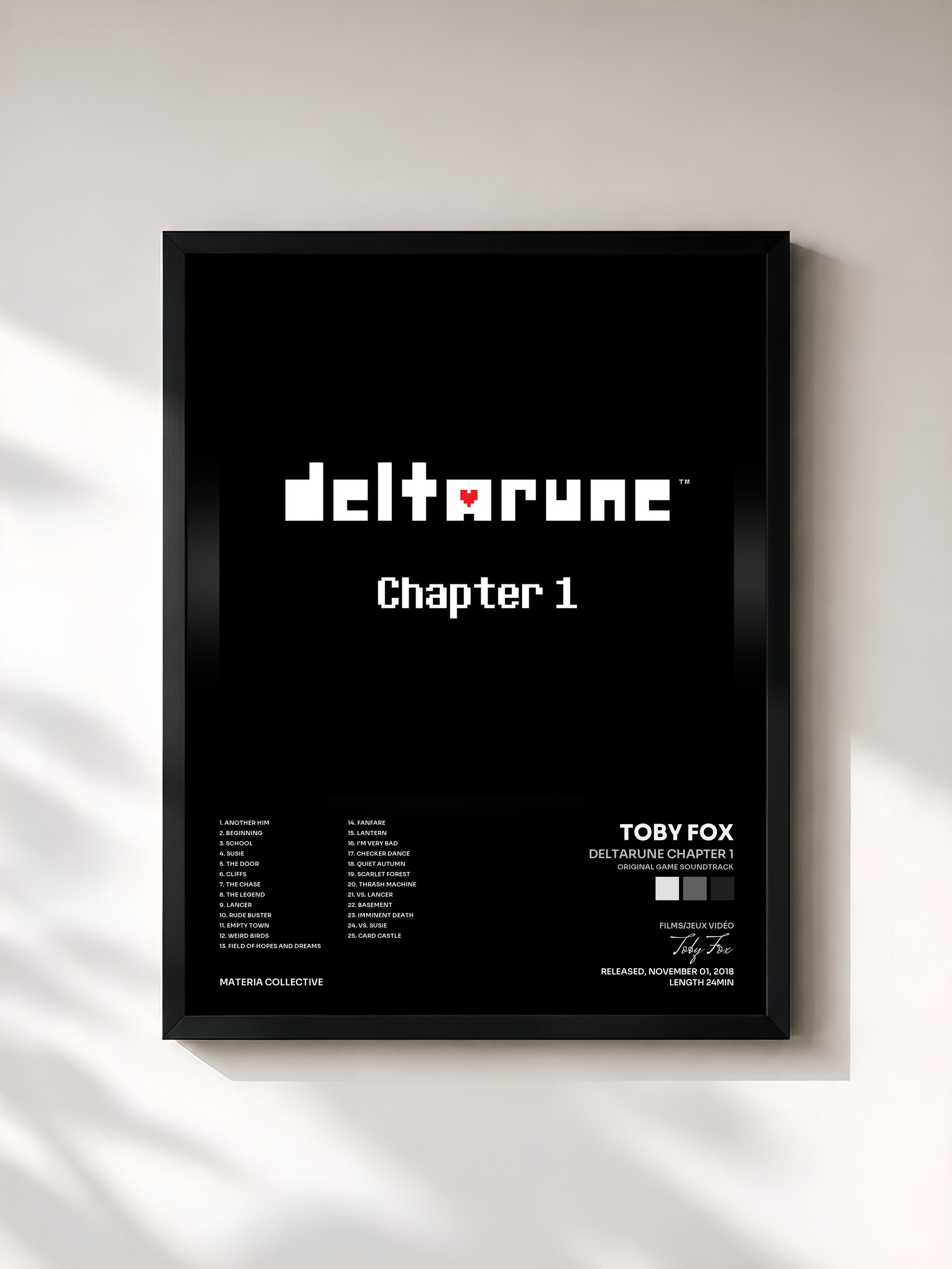 Toby Fox · DELTARUNE Chapter 1 (Original Game Soundtrack)