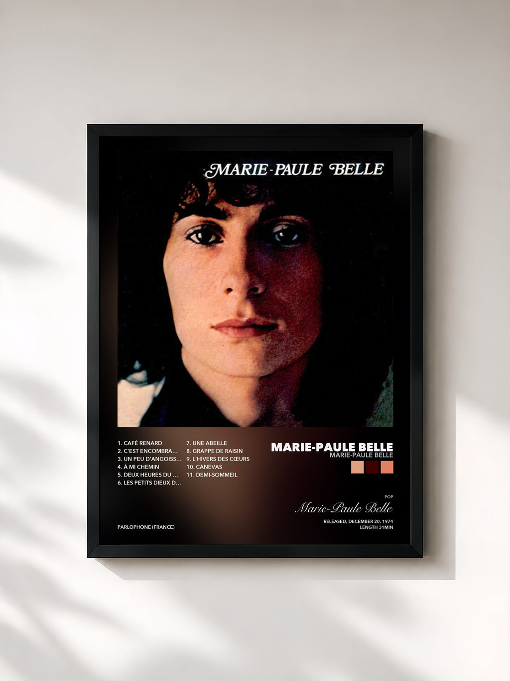 Tableau de l'album Marie-Paule Belle de Marie-Paule Belle, imprimé et encadré en France