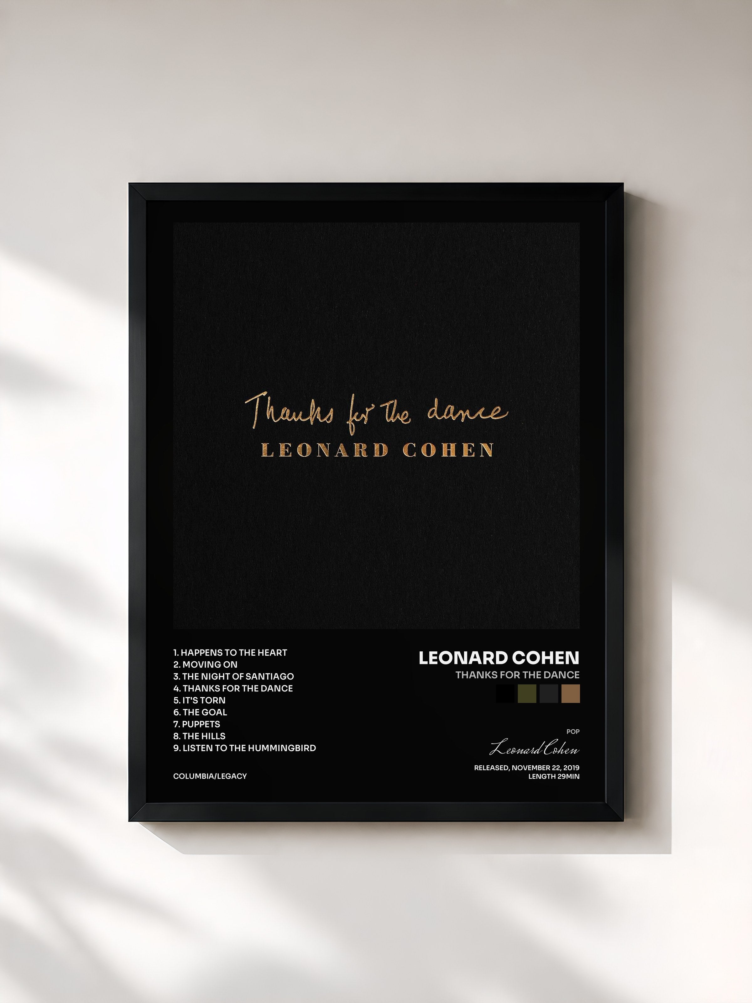 Leonard Cohen · Thanks for the Dance