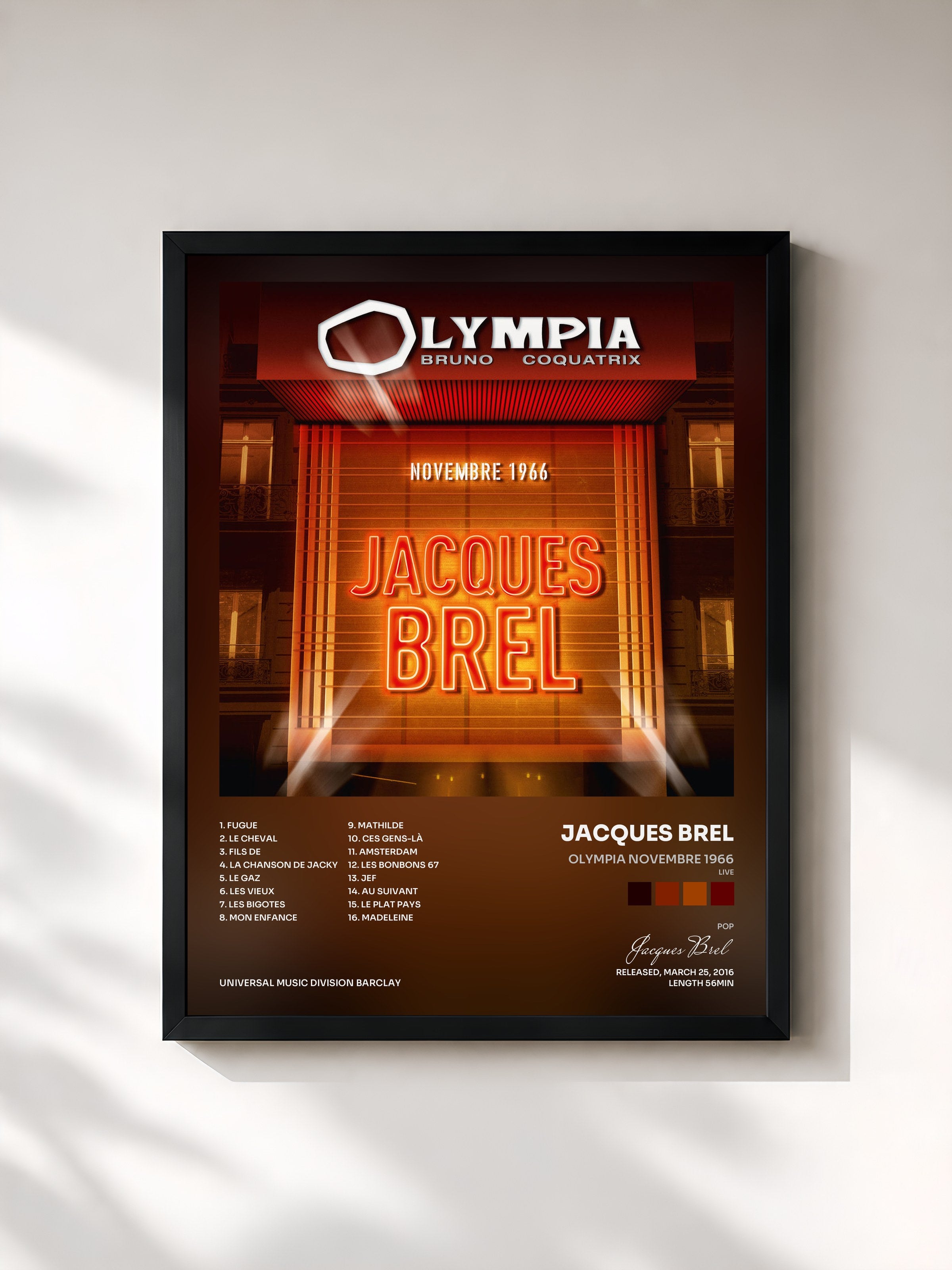 Jacques Brel · Olympia Novembre 1966 (Live)