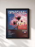 Tableau de l'album 3 de Indochine, imprimé et encadré en France