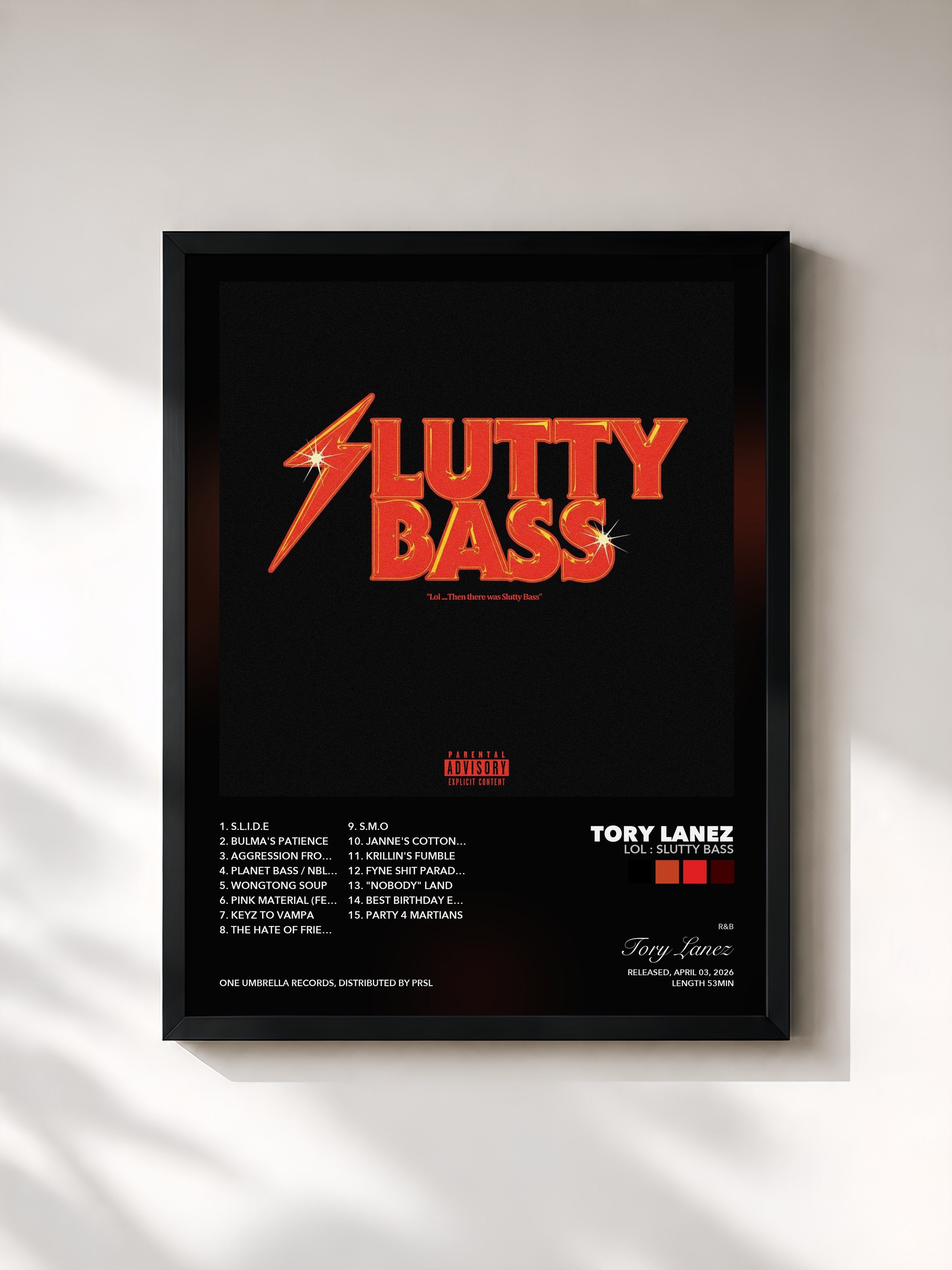 Tory Lanez – LOL : SLUTTY BASS