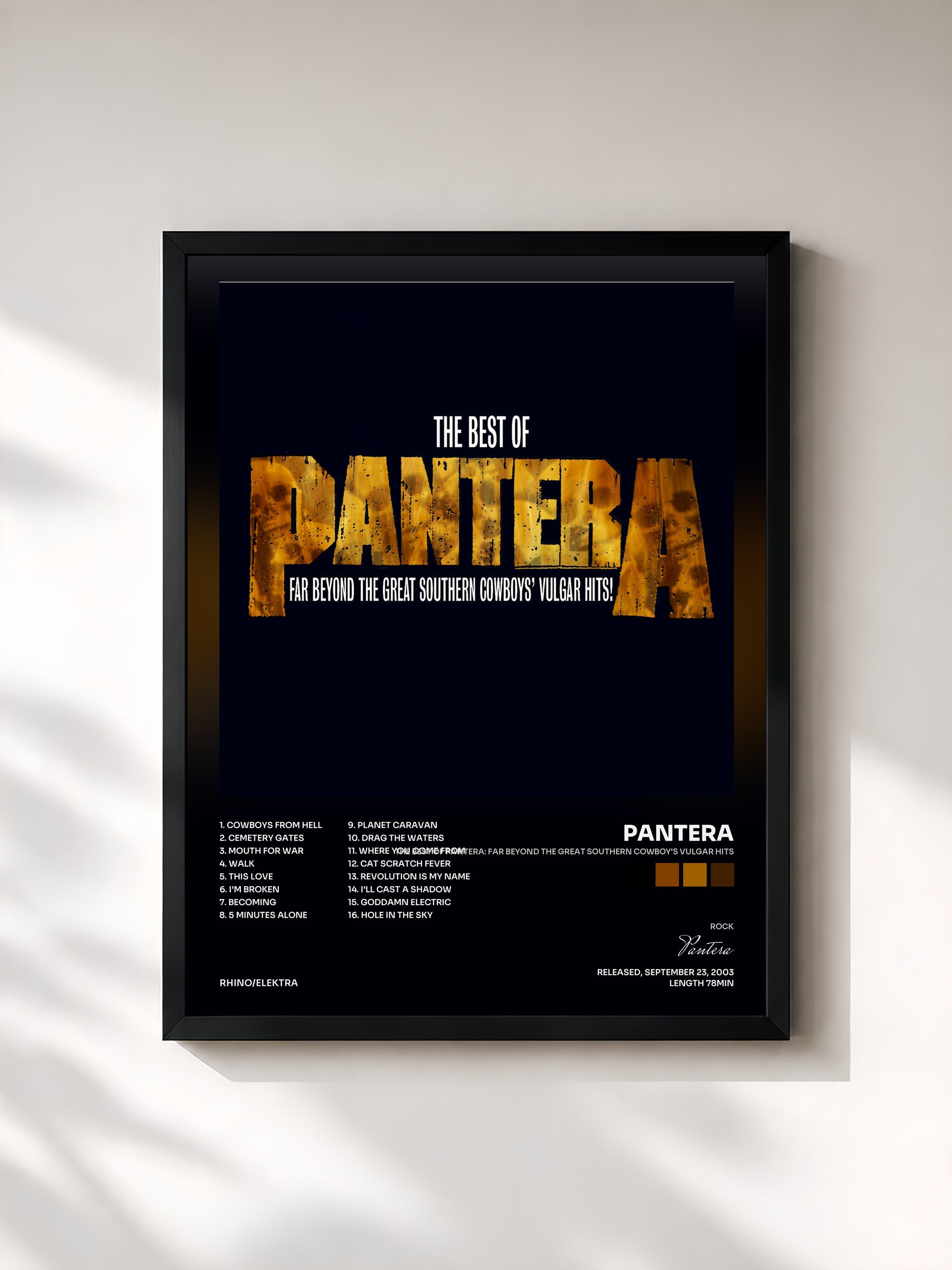 Pantera · The Best of Pantera: Far Beyond the Great Southern Cowboy's Vulgar Hits
