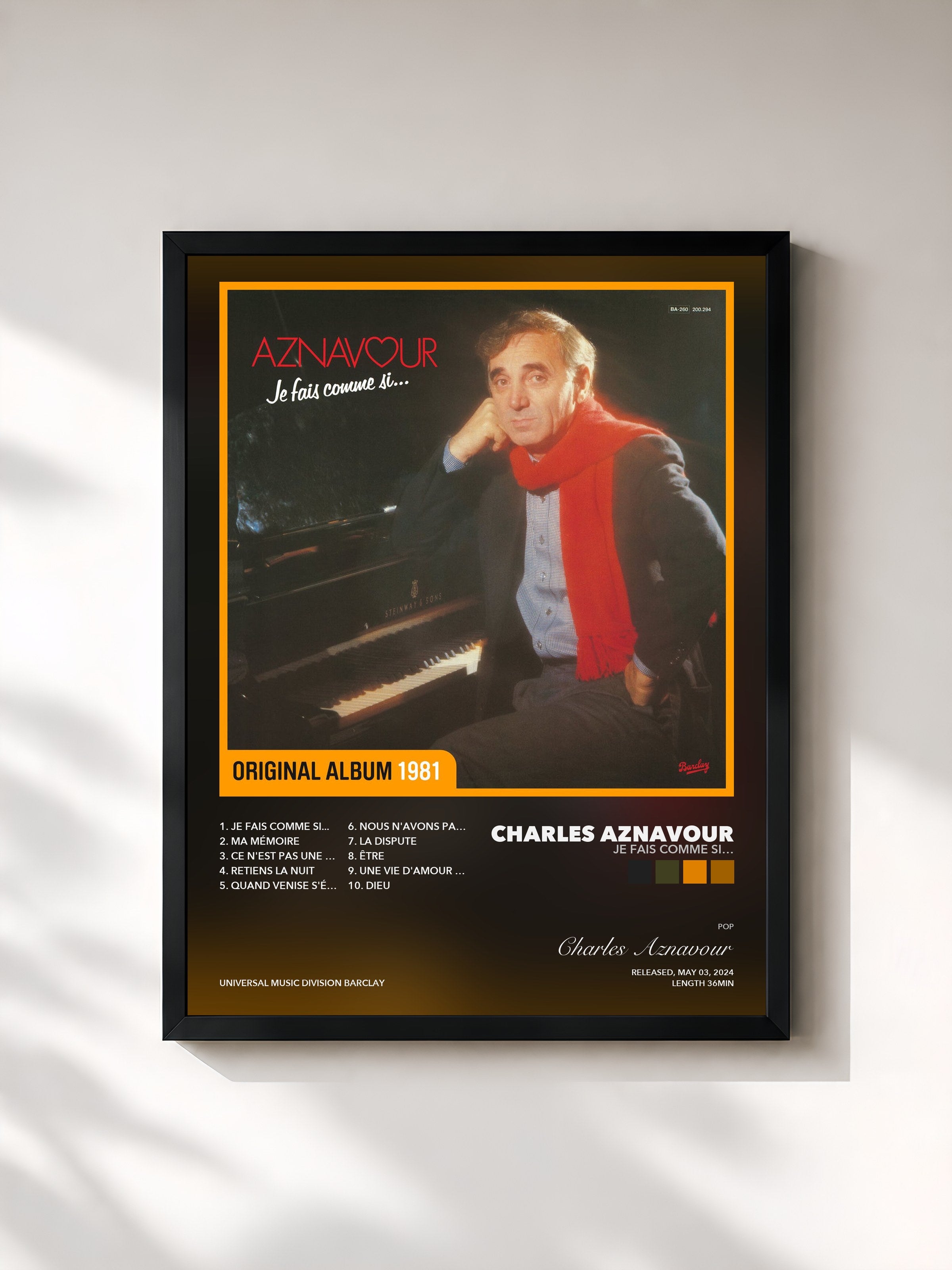 Charles Aznavour – Je fais comme si…
